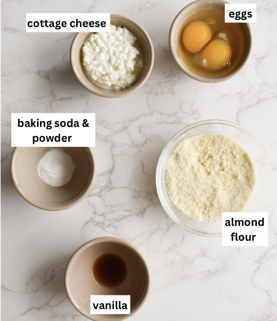ingredients for protein pancakes